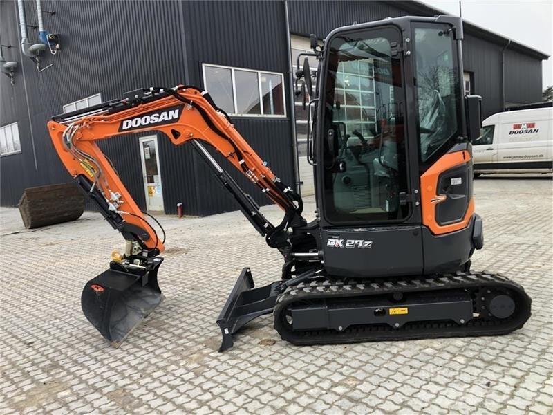 Doosan DX27Z-7 Mini ekskavatörler, 7 tona dek