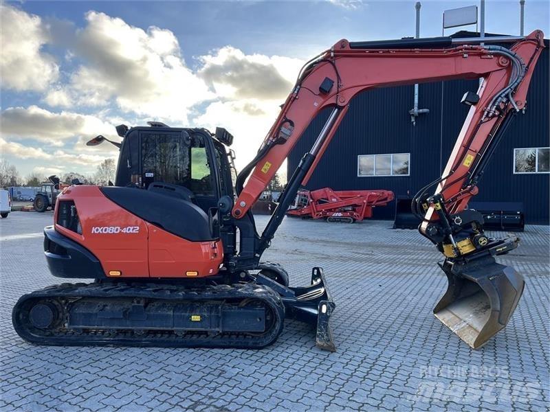 Kubota KX080-4 Mini ekskavatörler, 7 tona dek