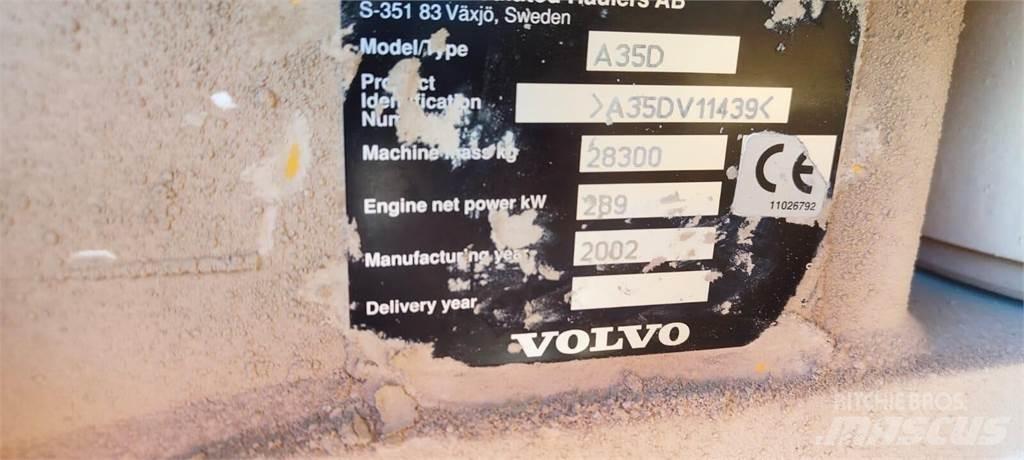 Volvo A35D Belden kirma kaya kamyonu