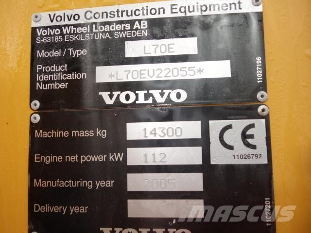 Volvo L70E Tekerlekli yükleyiciler