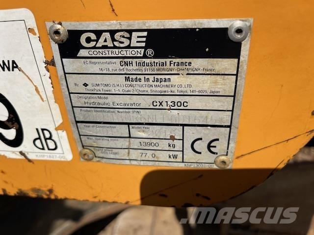 CASE CX130 Paletli ekskavatörler
