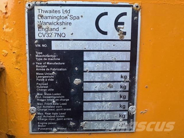 Thwaites 3T Swivel Belden kirma kamyonlar