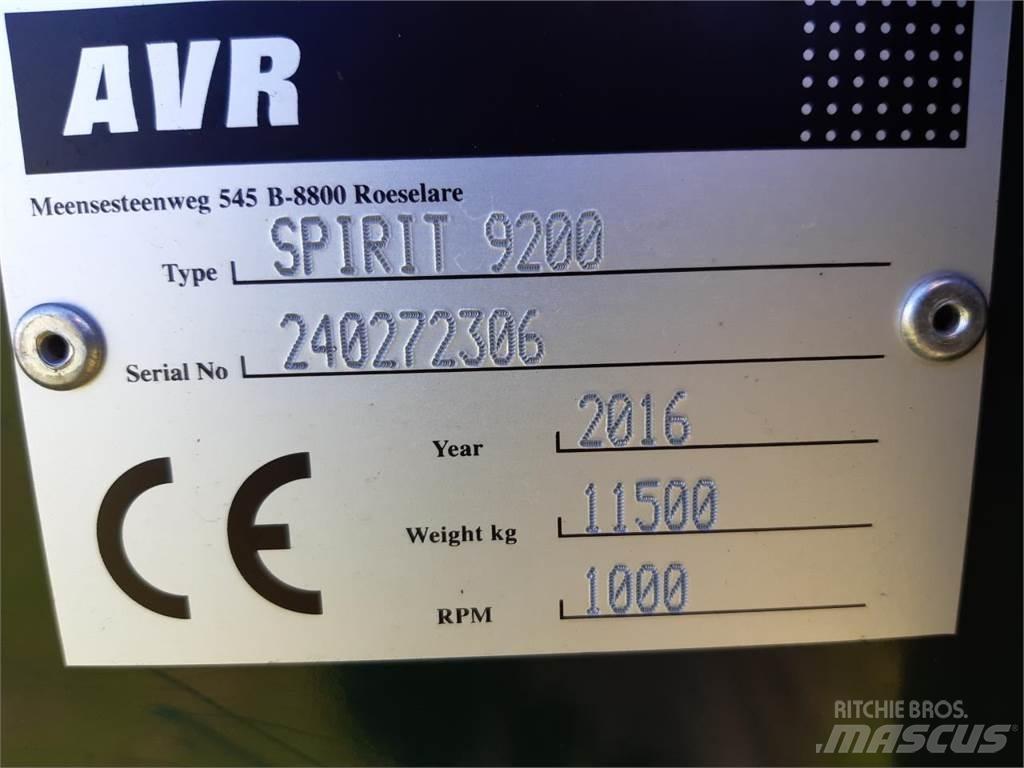 AVR SPIRIT 9200 Patates hasat makinalari