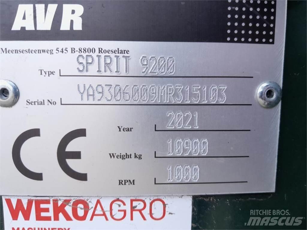 AVR SPIRIT 9200 Patates hasat makinalari
