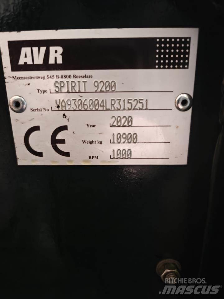 AVR SPIRIT 9200 Patates hasat makinalari