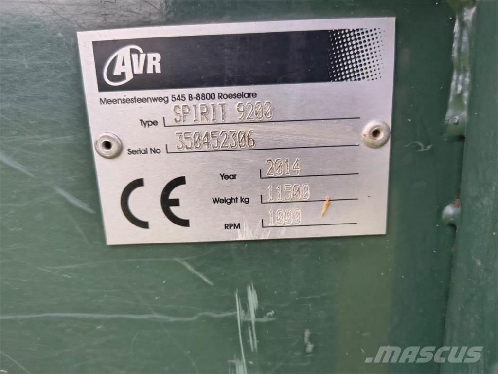 AVR SPIRIT 9200 Patates hasat makinalari