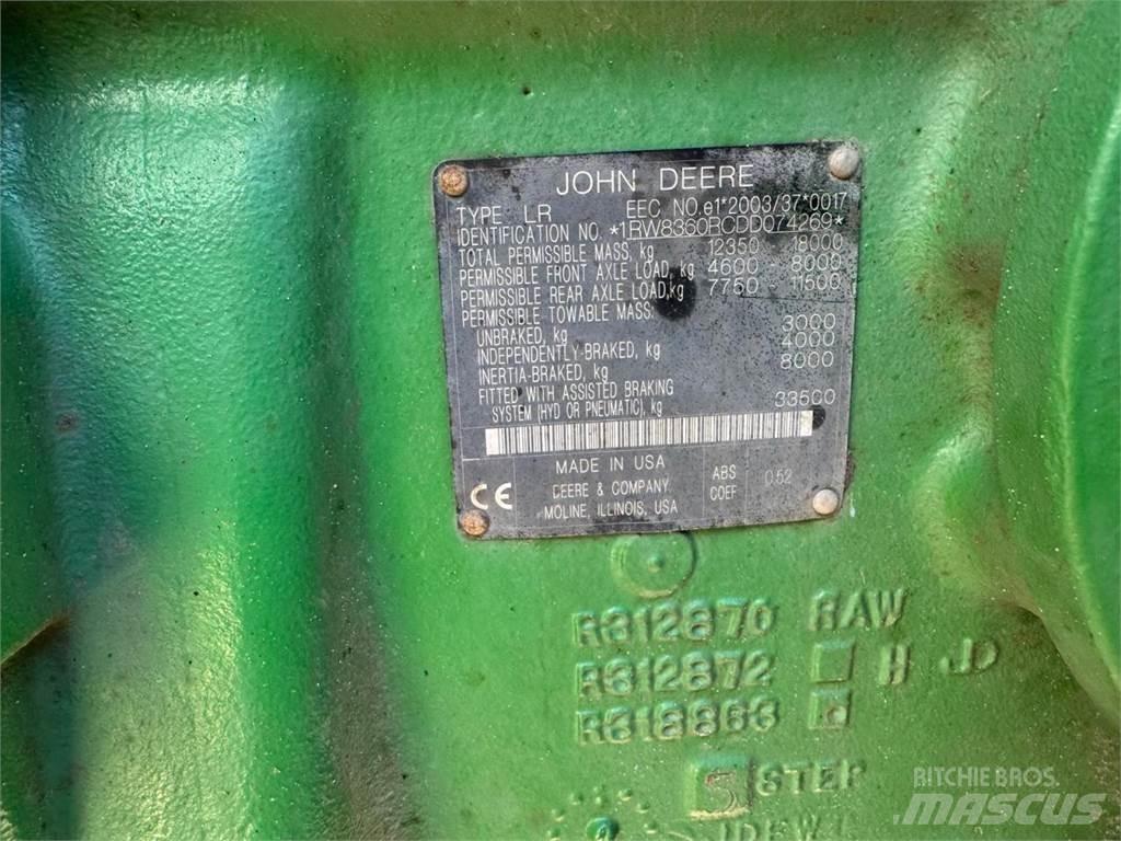 John Deere 8360R Traktörler