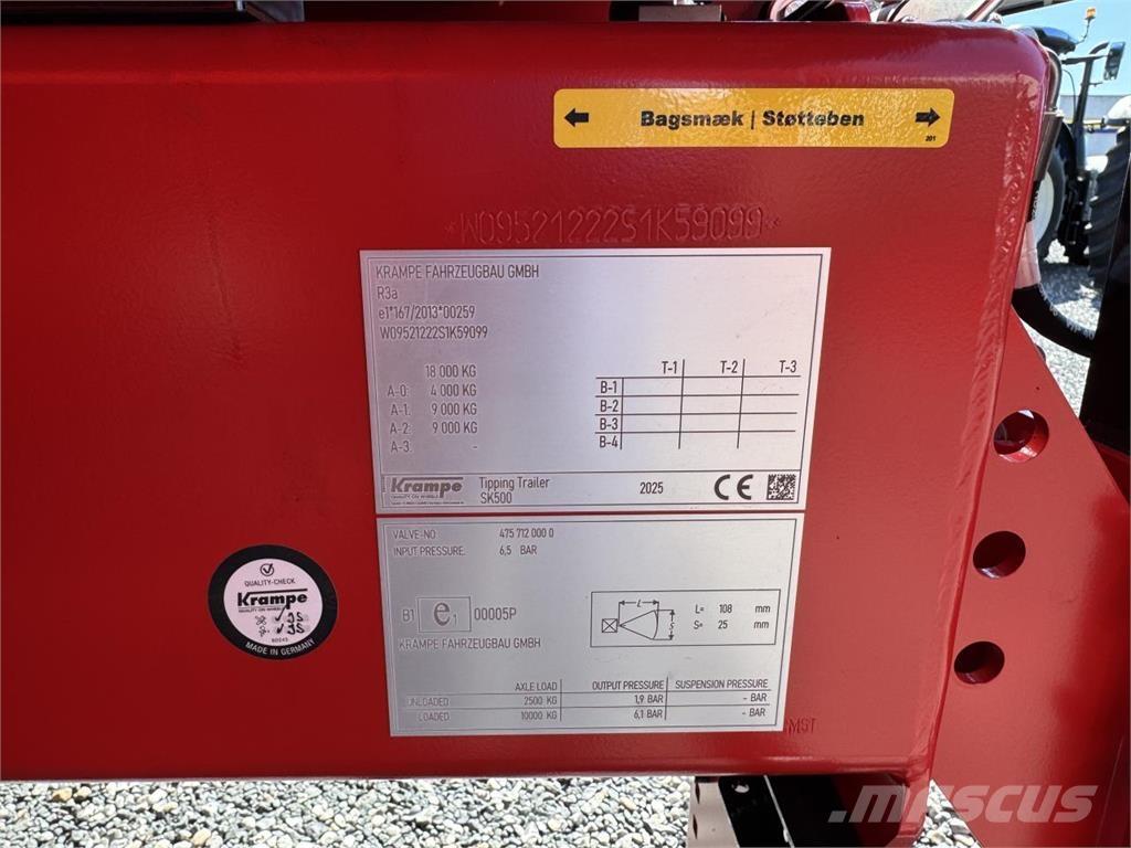 Krampe SK500 Tek tamburlu silindirler