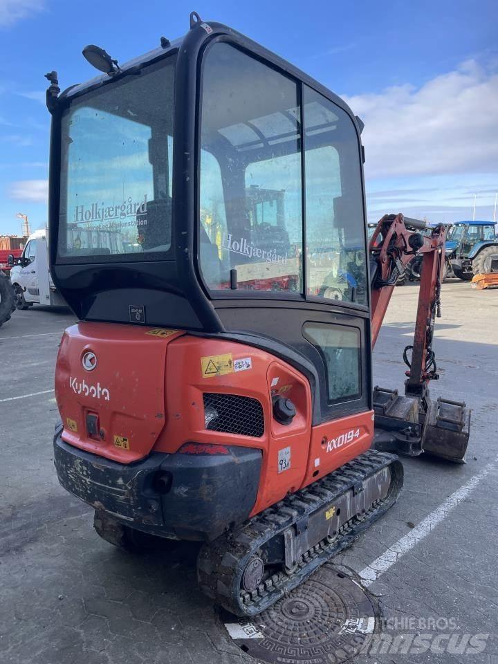 Kubota KX19-4 Mini ekskavatörler, 7 tona dek