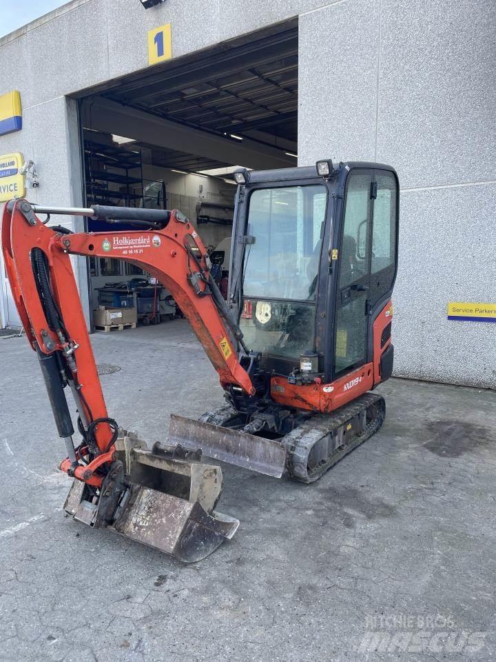Kubota KX19-4 Mini ekskavatörler, 7 tona dek