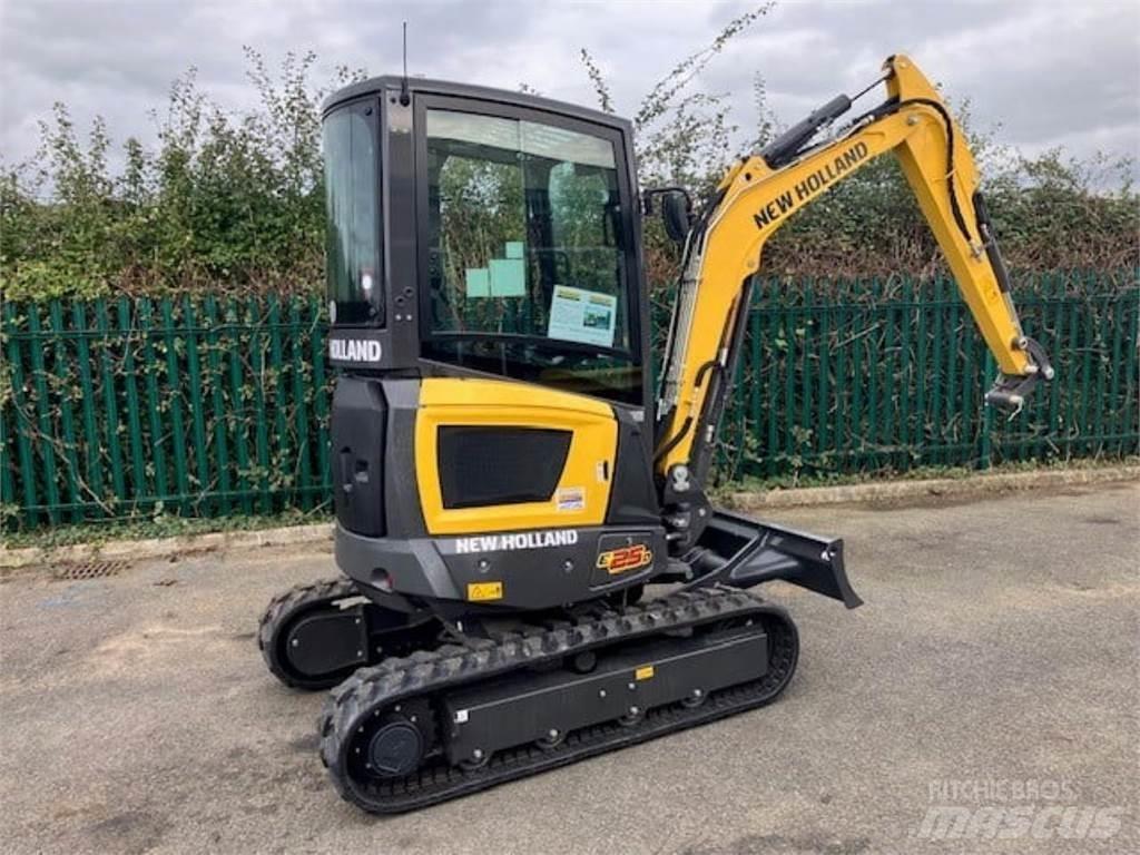 New Holland E25D Mini ekskavatörler, 7 tona dek
