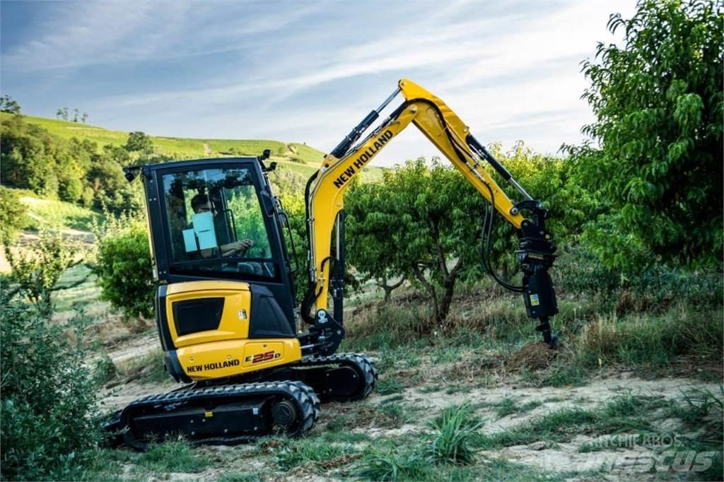 New Holland E25D Mini ekskavatörler, 7 tona dek