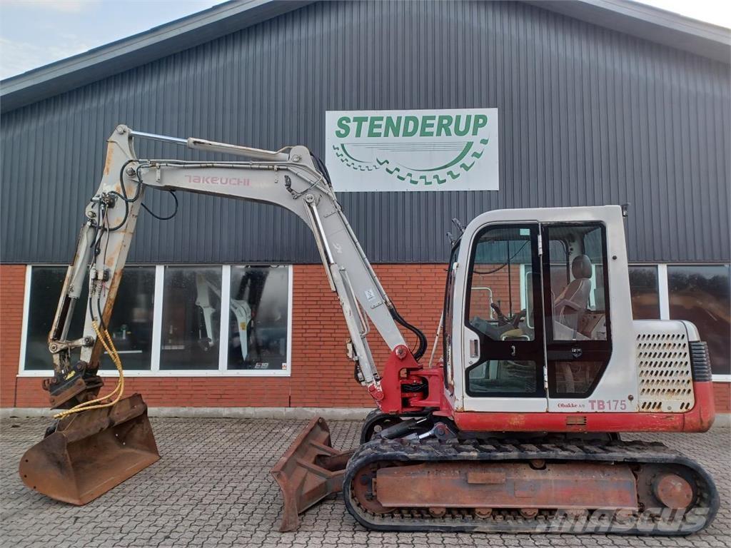 Takeuchi TB175 Mini ekskavatörler, 7 tona dek