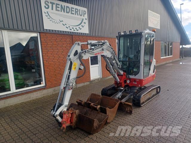 Takeuchi TB225 Mini ekskavatörler, 7 tona dek