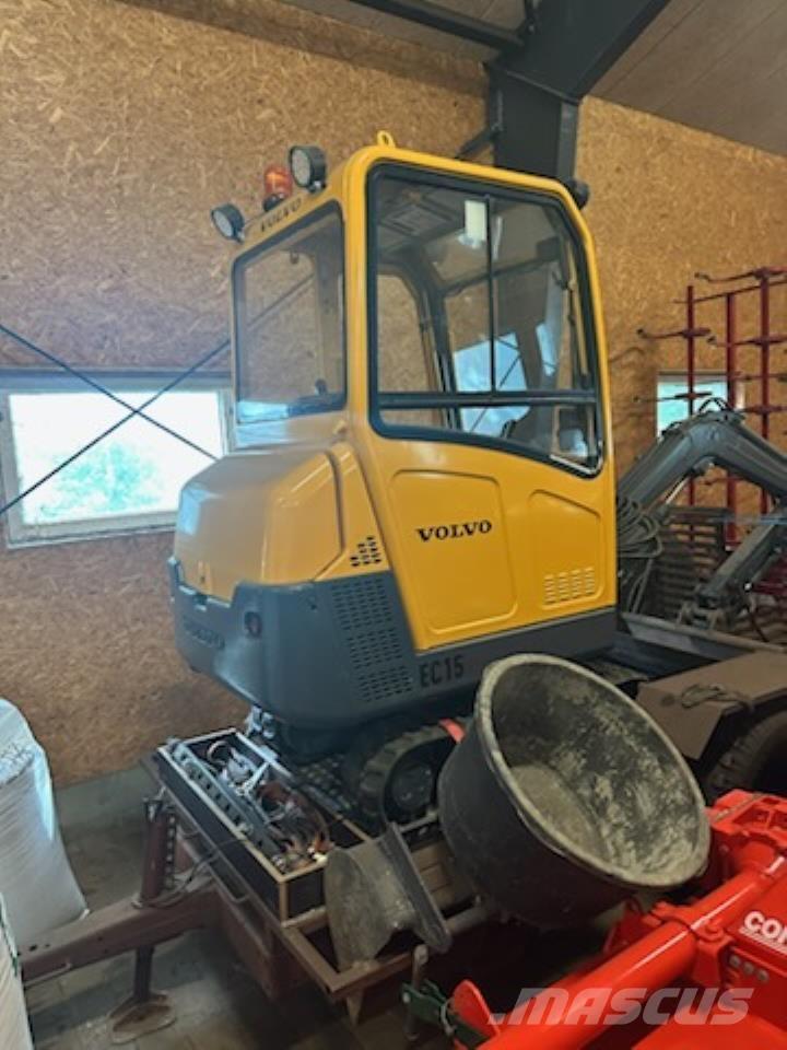 Volvo EC 15 Mini ekskavatörler, 7 tona dek