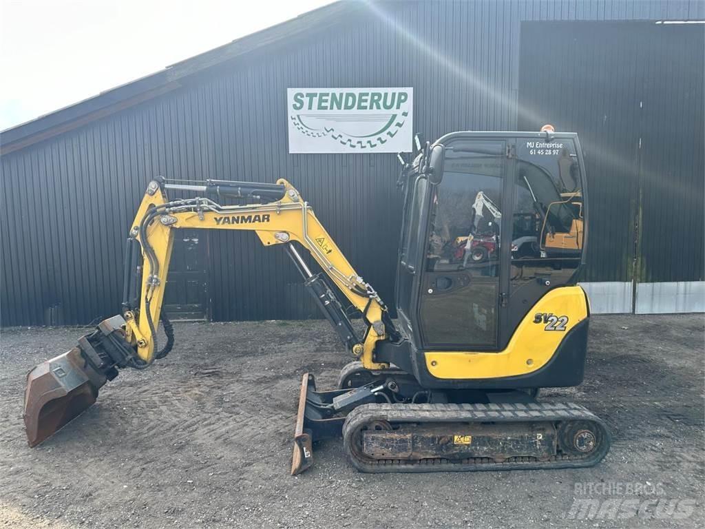 Yanmar SV22 Mini ekskavatörler, 7 tona dek
