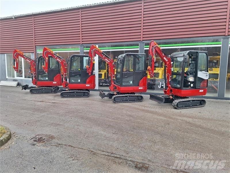 Mole M20 Mini ekskavatörler, 7 tona dek