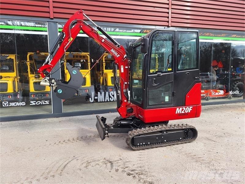 Mole M20 Mini ekskavatörler, 7 tona dek