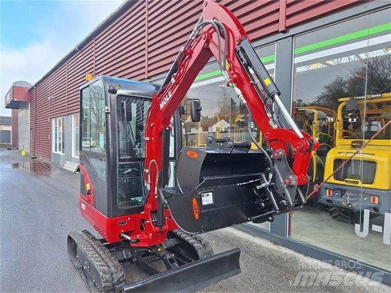 Mole M20 Mini ekskavatörler, 7 tona dek