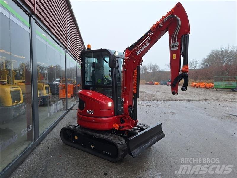 Mole M25 Mini ekskavatörler, 7 tona dek