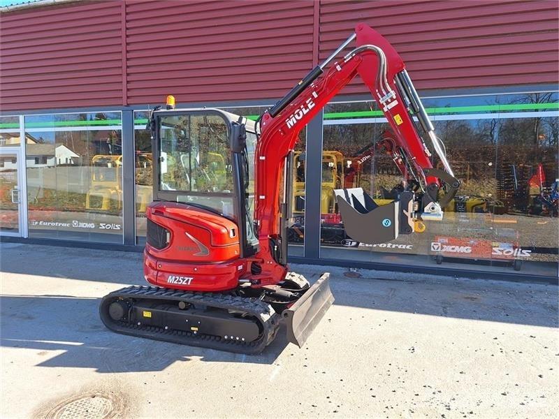 Mole M25 Mini ekskavatörler, 7 tona dek