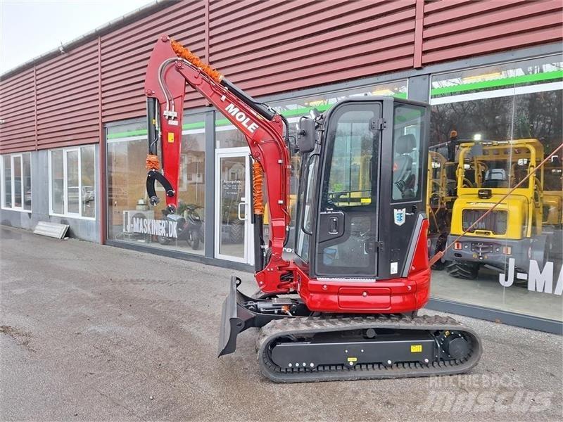Mole M25 Mini ekskavatörler, 7 tona dek