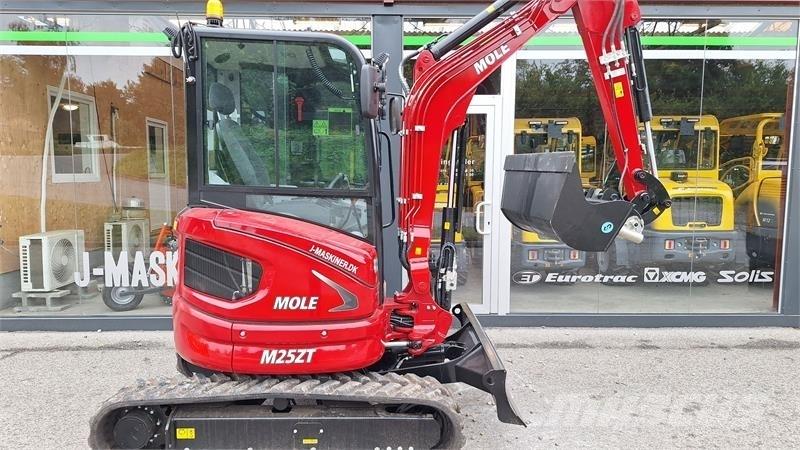 Mole M25 ny Mini ekskavatörler, 7 tona dek