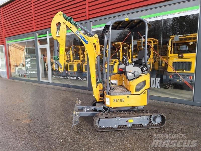 XCMG XE18E Mini ekskavatörler, 7 tona dek