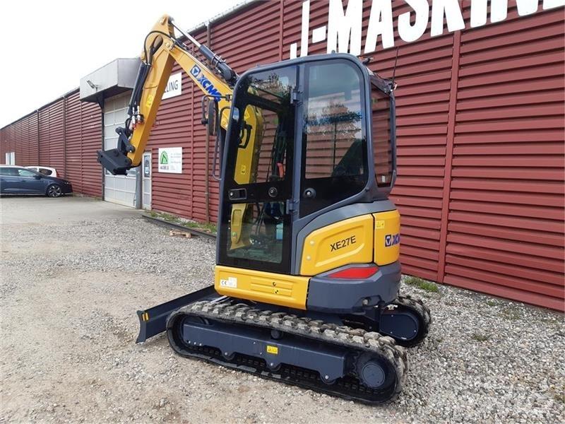 XCMG xe27e Mini ekskavatörler, 7 tona dek