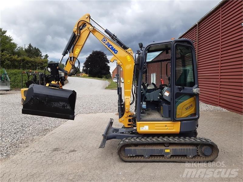 XCMG xe27e Mini ekskavatörler, 7 tona dek