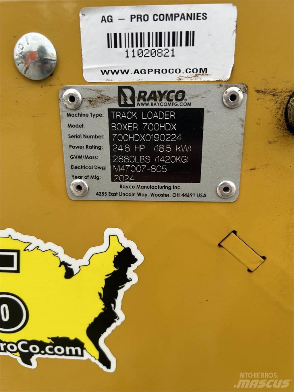 Boxer 700HDX Mini ekskavatörler, 7 tona dek
