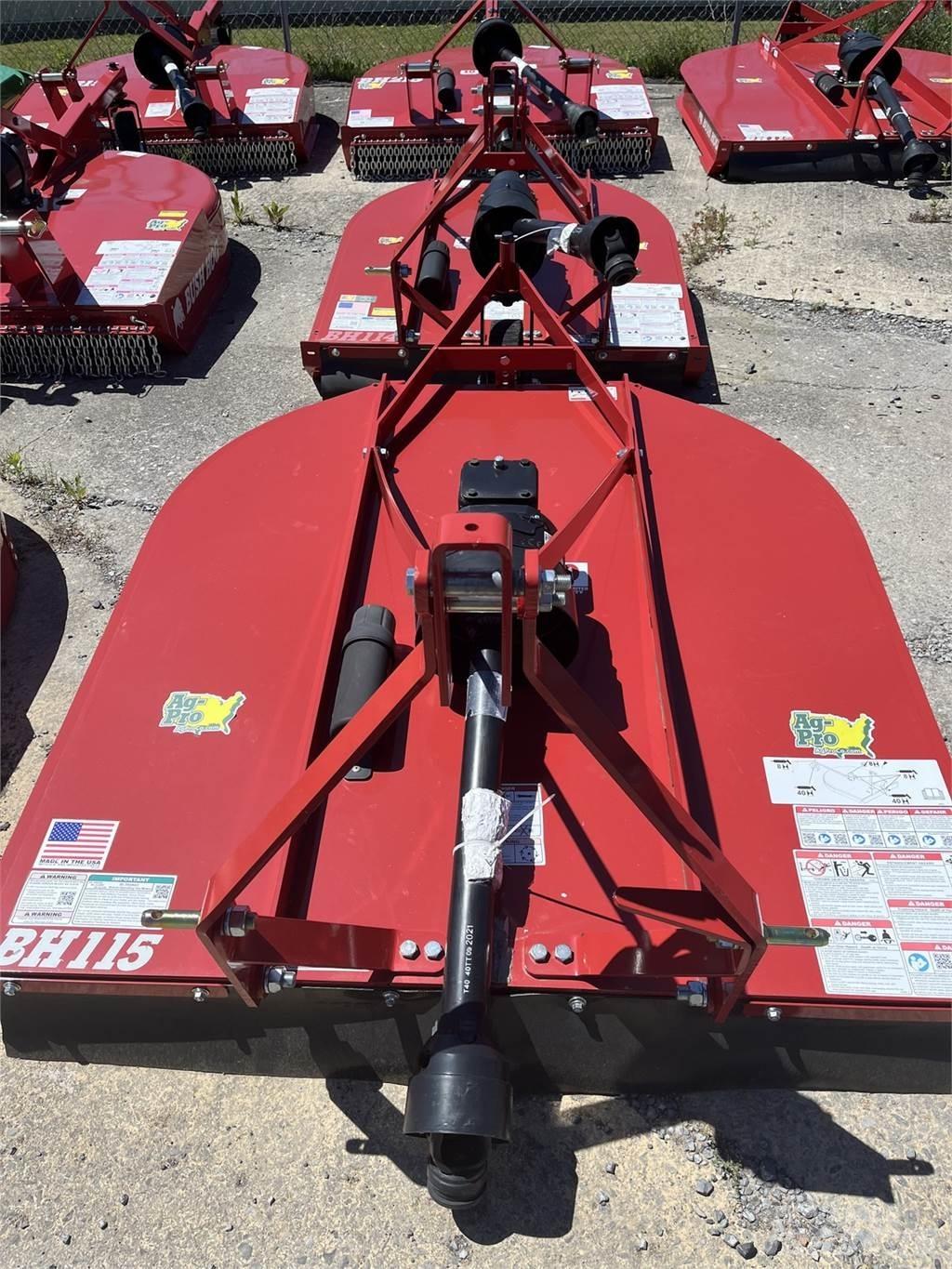Bush Hog BH115 Balya ögütücü, kesici ve açicilar