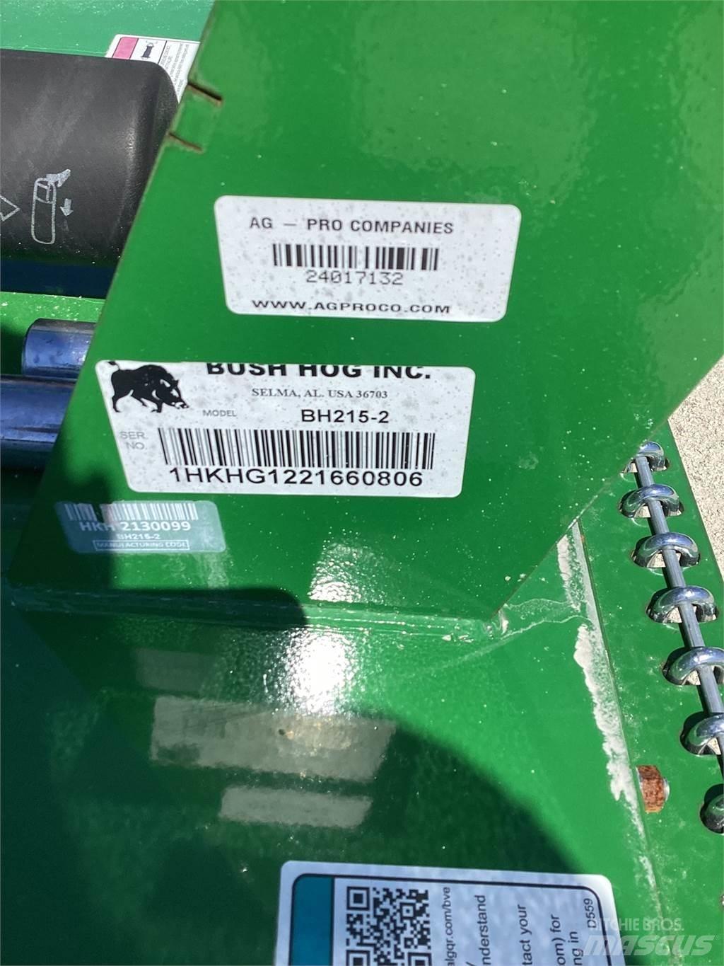 Bush Hog BH215 Balya ögütücü, kesici ve açicilar