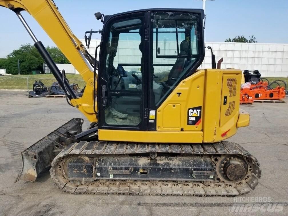 CAT 308CR Mini ekskavatörler, 7 tona dek