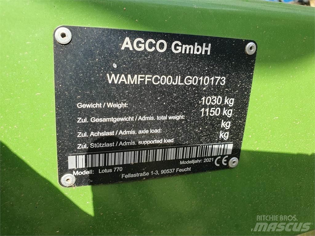 Fendt LOTUS 770 Kombine tirmiklar