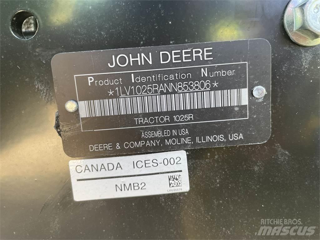 John Deere 1025R Traktörler