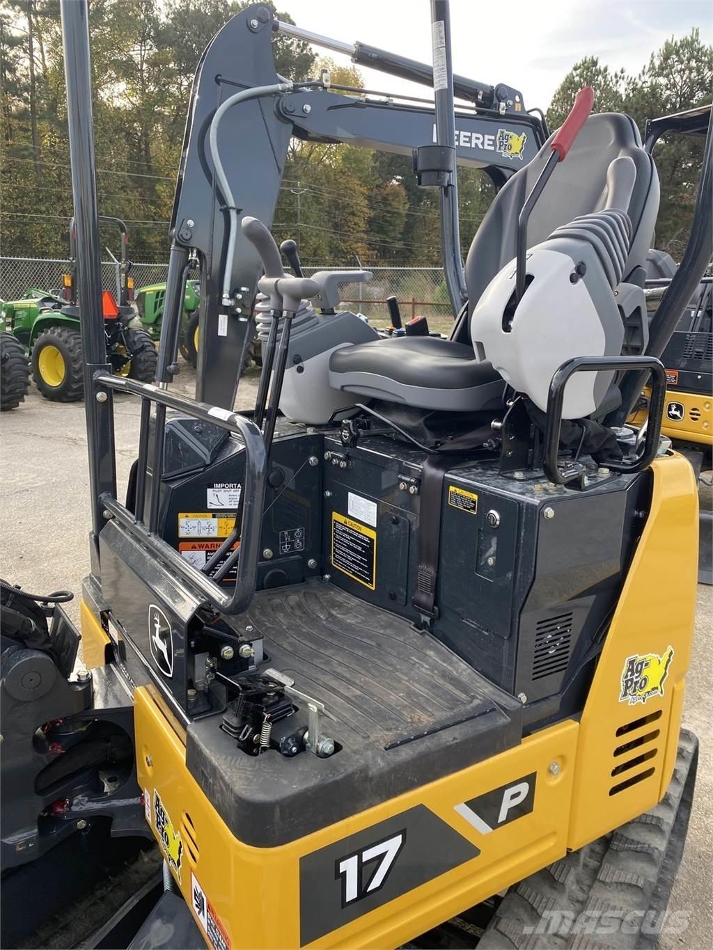 John Deere 17 P Mini ekskavatörler, 7 tona dek