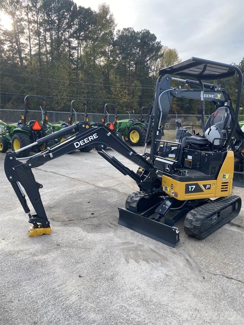 John Deere 17 P Mini ekskavatörler, 7 tona dek