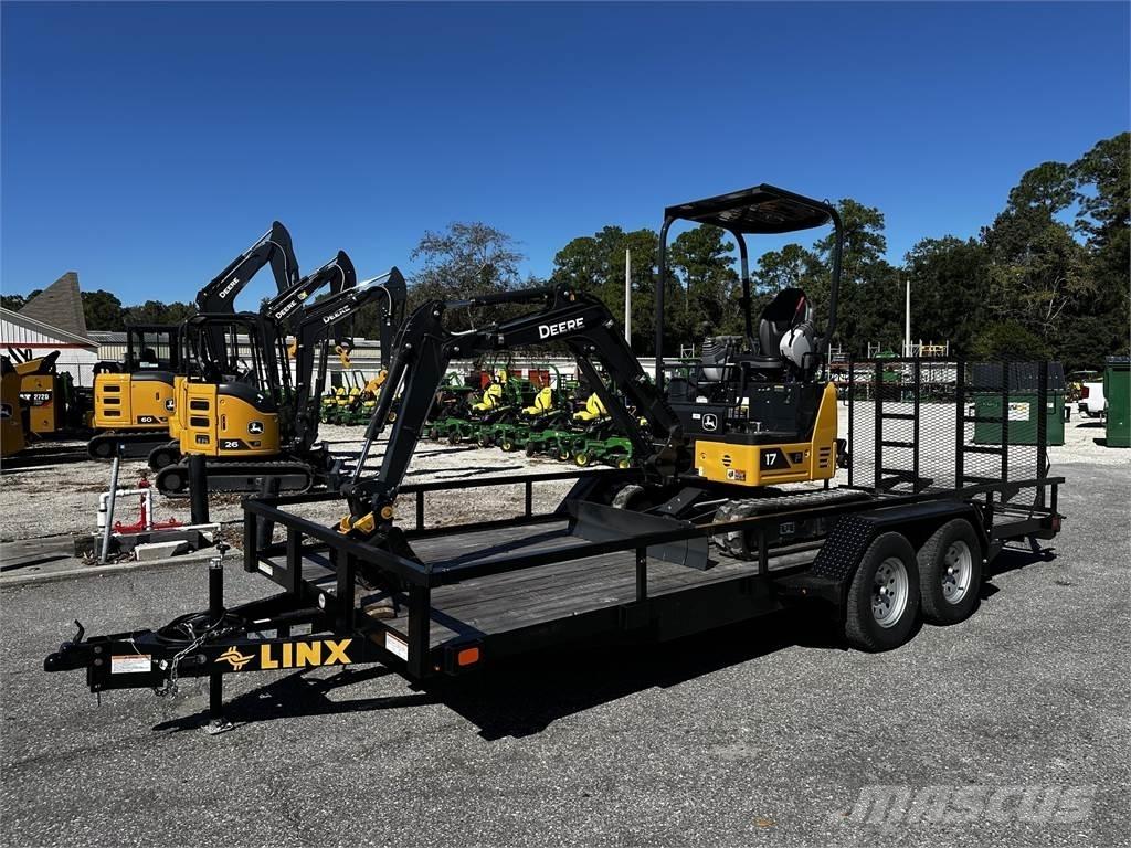 John Deere 17 P Mini ekskavatörler, 7 tona dek