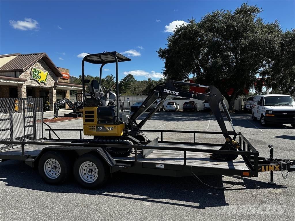 John Deere 17 P Mini ekskavatörler, 7 tona dek