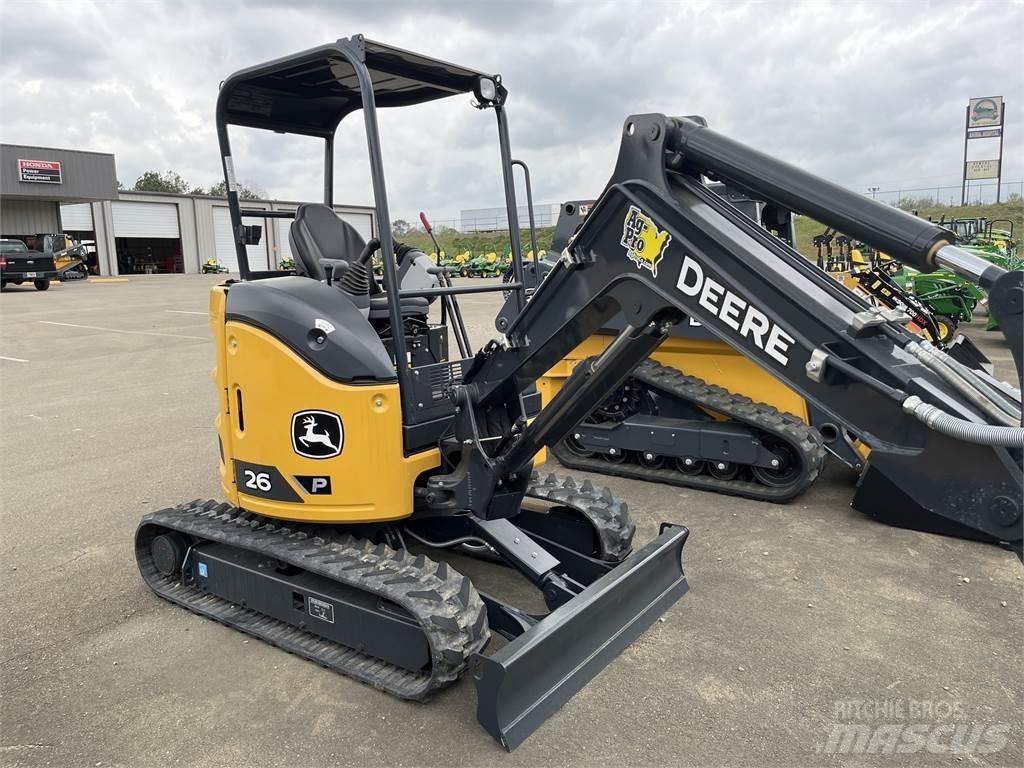 John Deere 26 P Mini ekskavatörler, 7 tona dek