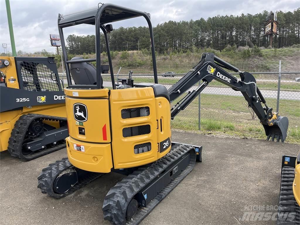 John Deere 26 P Mini ekskavatörler, 7 tona dek