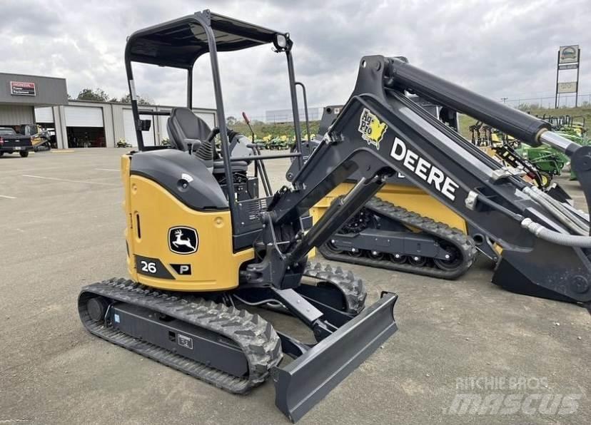 John Deere 26 P Mini ekskavatörler, 7 tona dek