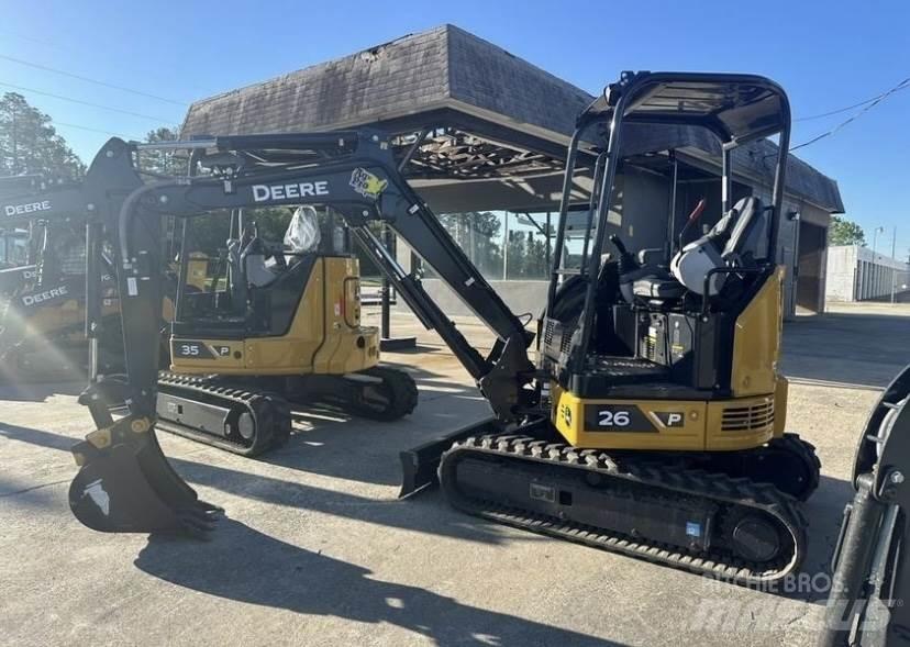 John Deere 26 P Mini ekskavatörler, 7 tona dek