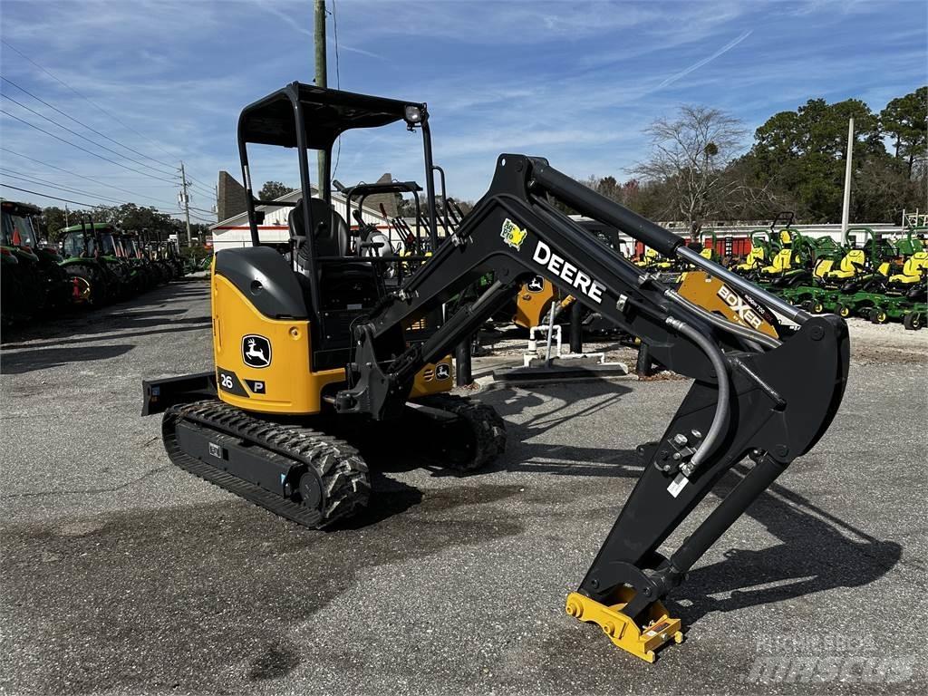 John Deere 26 P Mini ekskavatörler, 7 tona dek