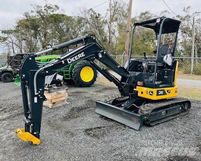 John Deere 26 P Mini ekskavatörler, 7 tona dek