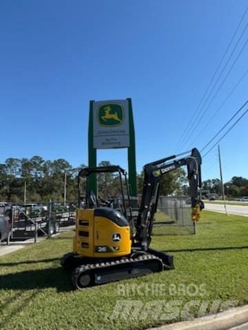 John Deere 26 P Mini ekskavatörler, 7 tona dek