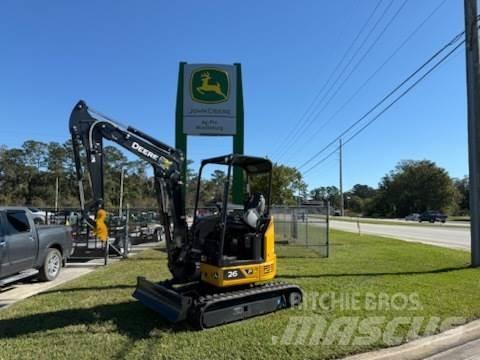 John Deere 26 P Mini ekskavatörler, 7 tona dek
