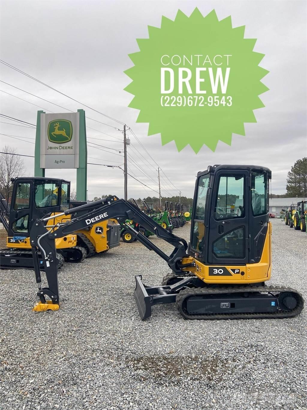 John Deere 30 P Mini ekskavatörler, 7 tona dek