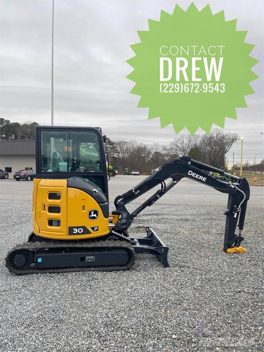 John Deere 30 P Mini ekskavatörler, 7 tona dek